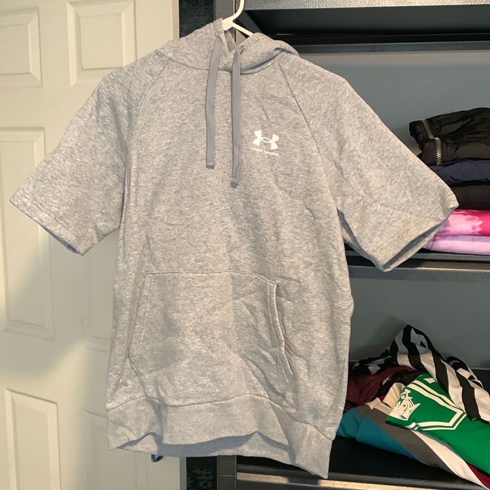 Under Armour short sleeve hoodie